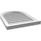 Ekena Millwork Round Top Surface Mount PVC Gable Vent: Functional, w/ 2"W x 2"P Brickmould Sill Frame, 20"W x 28"H GVPRT20X2803SF - alternate 4